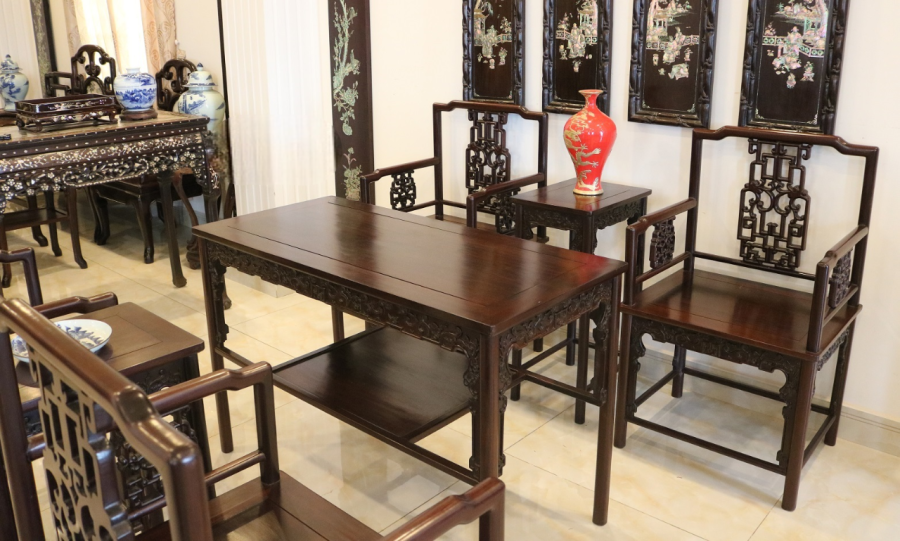 Bộ bàn ghế minh mẫu BGGM-04