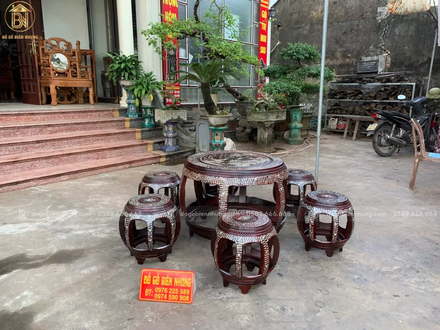 Bộ bàn ghế trống Mẫu 1