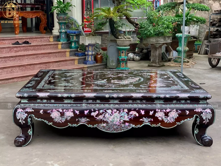 Sập khảm ốc mẫu 1